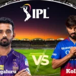 Royal Challengers Bengaluru Vs Kolkata Knight Riders Timeline