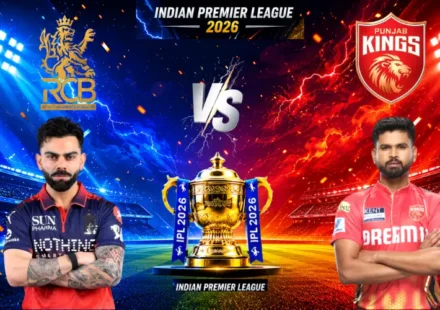 Royal Challengers Bengaluru vs Punjab Kings Match Scorecard from IPL 2025 Final featuring Virat Kohli, Shashank Singh, and RCB’s historic 6-run victory over PBKS