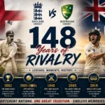 England Cricket Team Vs Australian Men’s Cricket Team Timeline: 148 Years of Epic Battles & Legendary Moments