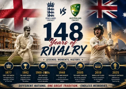 England Cricket Team Vs Australian Men’s Cricket Team Timeline: 148 Years of Epic Battles & Legendary Moments