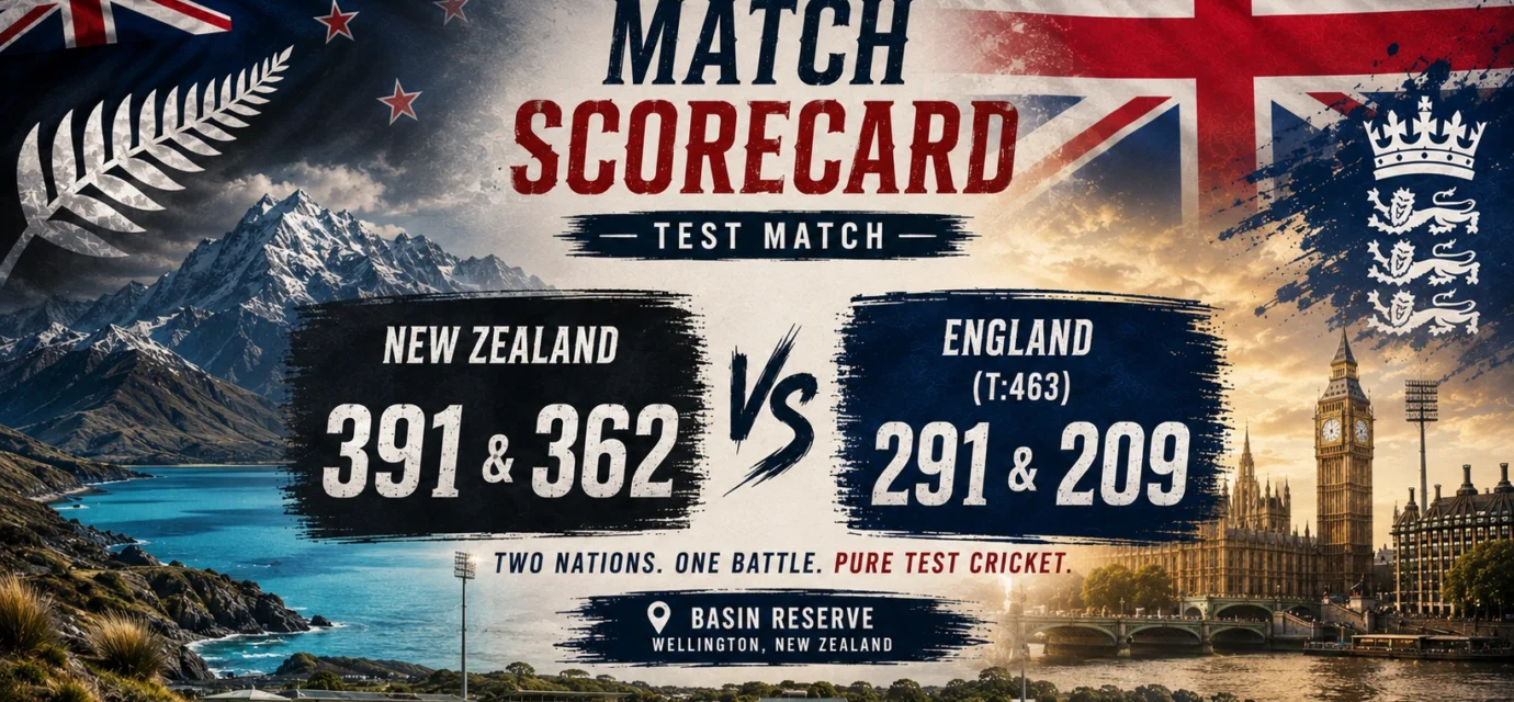 England Cricket Team Vs New Zealand National Cricket Team Match Scorecard: 7 Amazing Match Moments You Should Know
