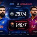 India A Cricket Team Vs United Arab Emirates National Cricket Team Match Scorecard: A Complete Analysis