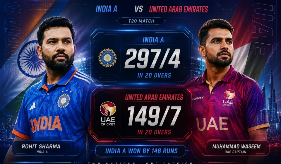 India A Cricket Team Vs United Arab Emirates National Cricket Team Match Scorecard: A Complete Analysis