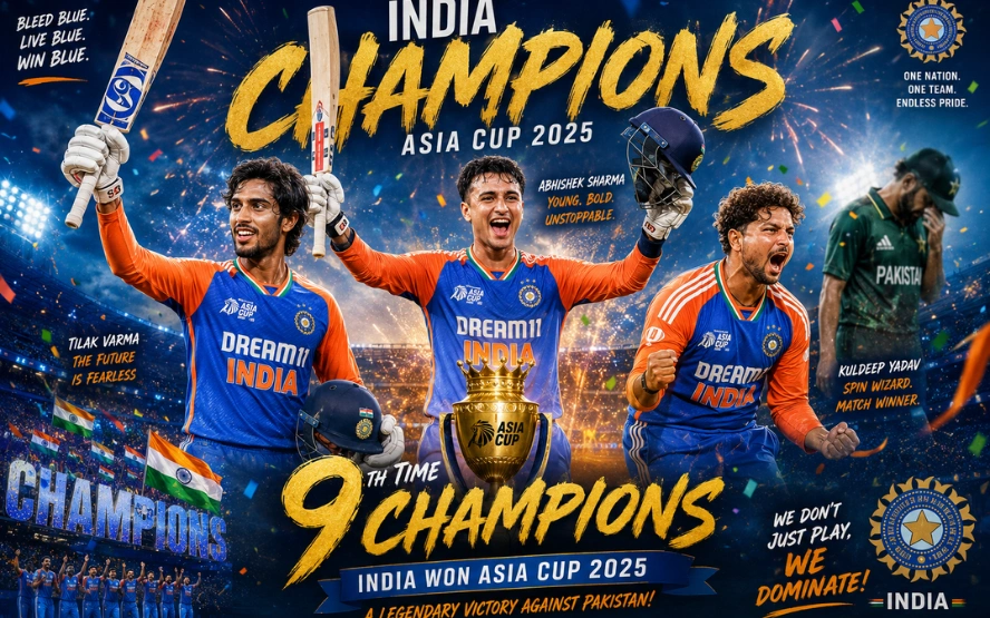 India Won Asia Cup 2025: Complete Analysis of Ninth Title Victory & Tournament Breakdown