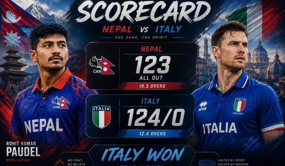 Nepal National Cricket Team Vs Italy National Cricket Team Match Scorecard: 10 Amazing Match Takeaways