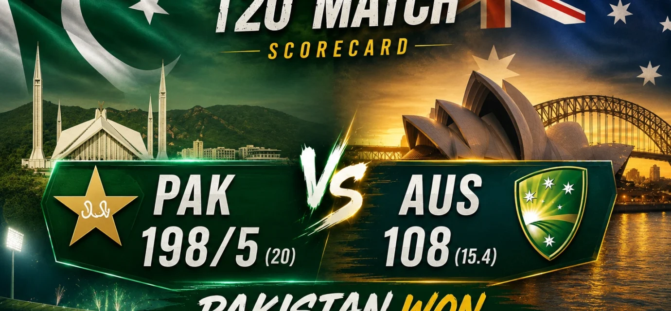 Pakistan Vs Australia Match Scorecard: 5 Game-Changing Updates From 2026 Series