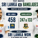 Sri Lanka National Cricket Team Vs Bangladesh: The Complete Scorecard Breakdown You Need to Know