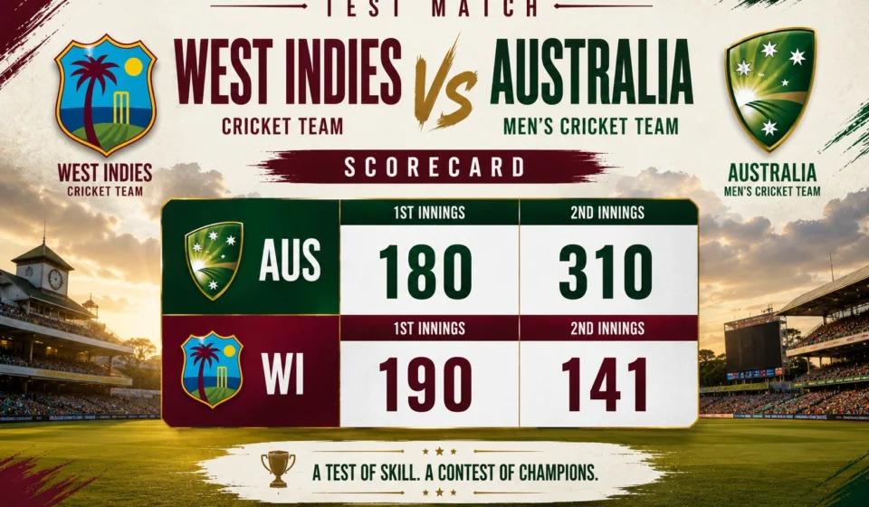 West Indies Cricket Team vs Australian Men’s Cricket Team Match Scorecard: The Ultimate 2025 Series Deep Dive