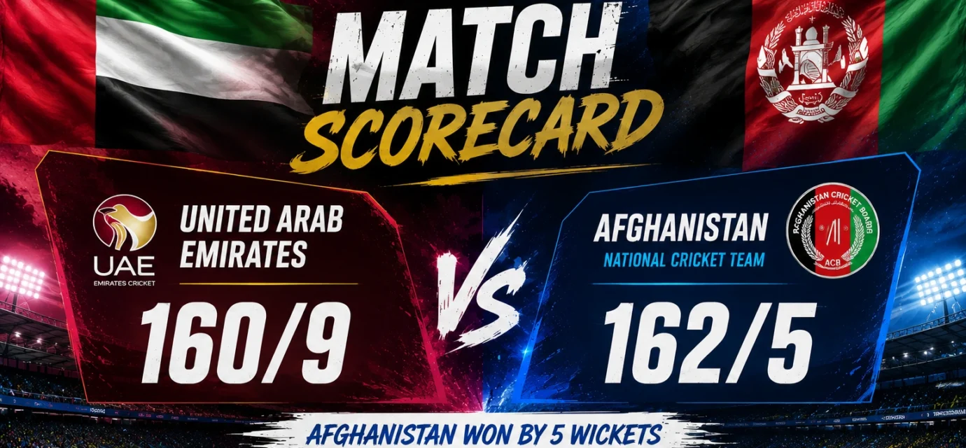 3 Epic UAE vs Afghanistan Cricket Match Scorecards That Shocked Fans